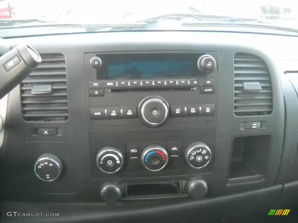 2008 Sierra 1500 SLE Regular Cab 4x4 - Onyx Black / Ebony photo #17