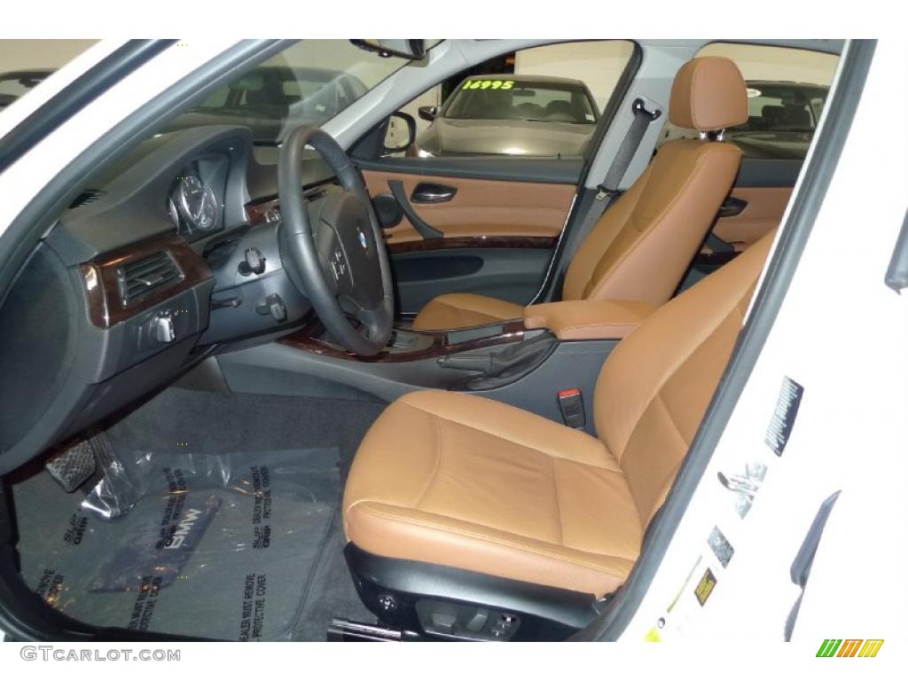 Saddle Brown Dakota Leather Interior 2011 BMW 3 Series 328i xDrive Sedan Photo #41658671