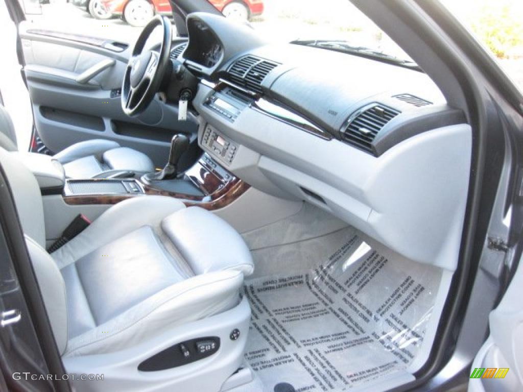 Grey Interior 2002 BMW X5 4.4i Photo #41659595