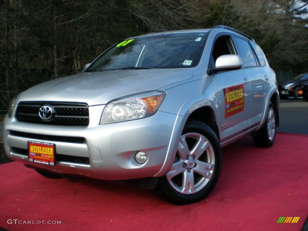 2007 RAV4 Sport 4WD - Classic Silver Metallic / Dark Charcoal photo #1