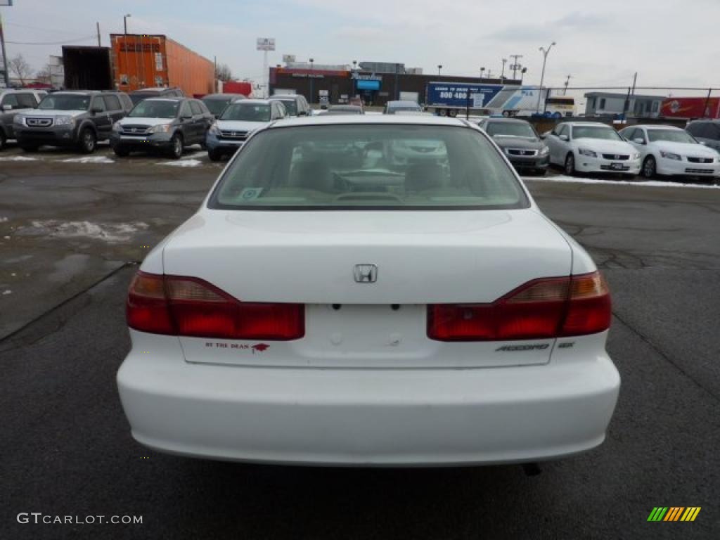 1998 Accord EX Sedan - Taffeta White / Ivory photo #3
