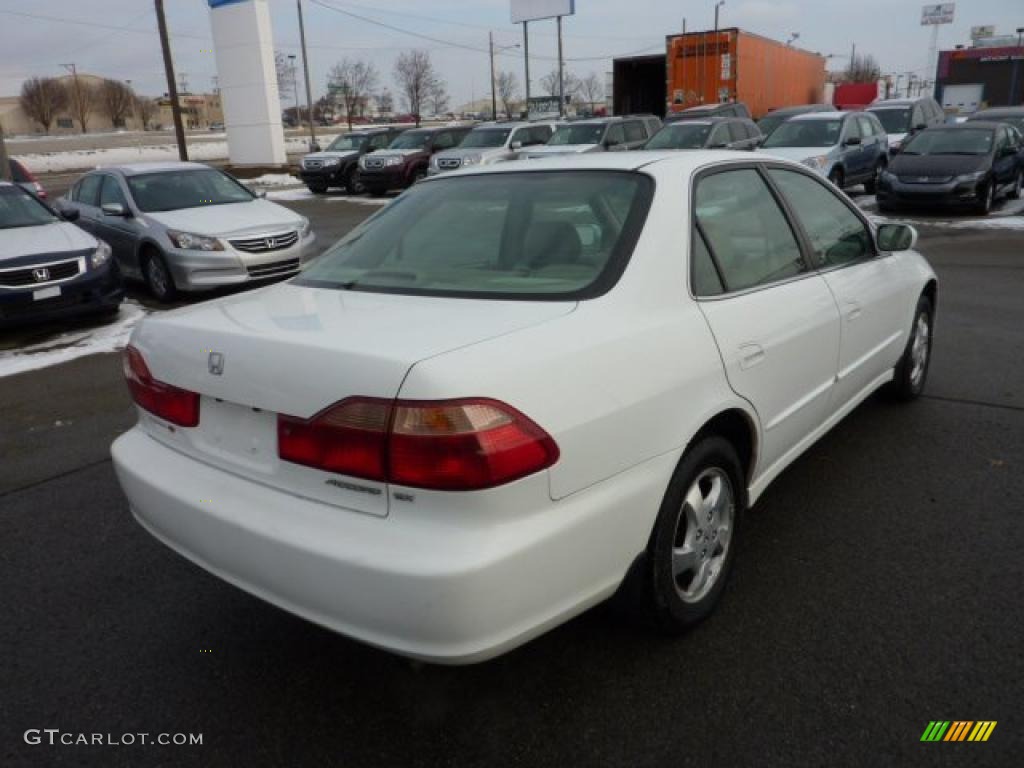 1998 Accord EX Sedan - Taffeta White / Ivory photo #4