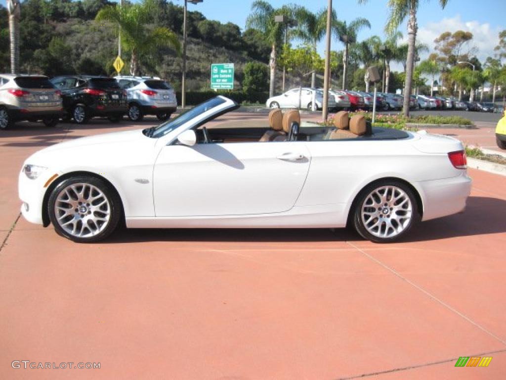2008 3 Series 328i Convertible - Alpine White / Saddle Brown/Black photo #1