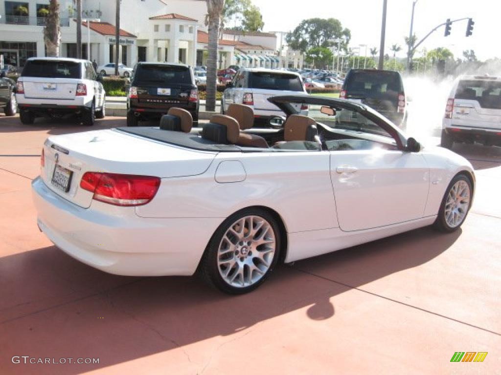 2008 3 Series 328i Convertible - Alpine White / Saddle Brown/Black photo #7