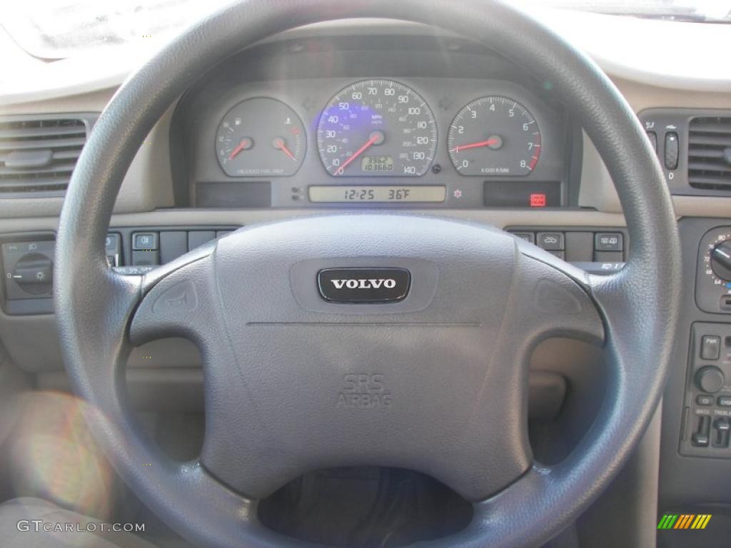 1998 Volvo S70 GLT Dark Gray Steering Wheel Photo #41660455