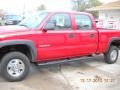 2003 Victory Red Chevrolet Silverado 2500HD LS Crew Cab  photo #12