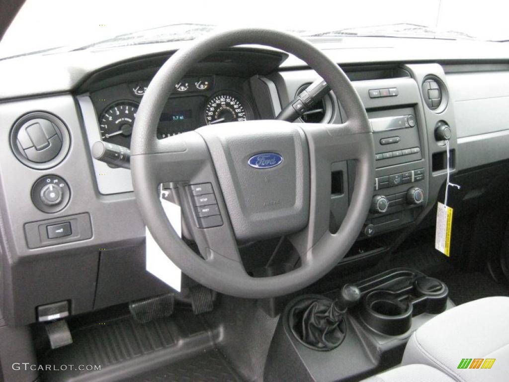 2011 Ford F150 XL Regular Cab 4x4 Steel Gray Dashboard Photo #41661216