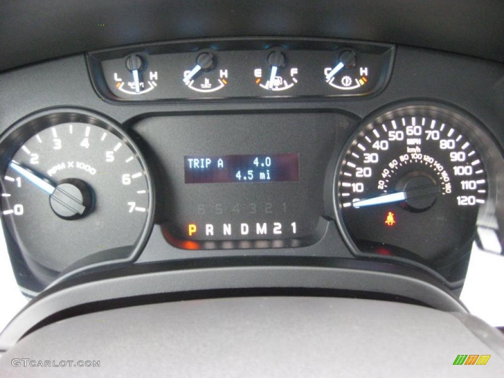 2011 Ford F150 XL Regular Cab Gauges Photo #41661679