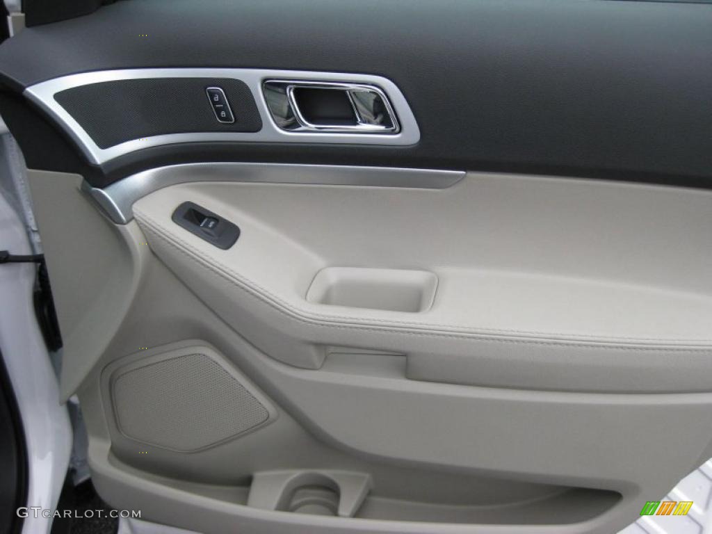 2011 Ford Explorer XLT 4WD Medium Light Stone Door Panel Photo #41663923