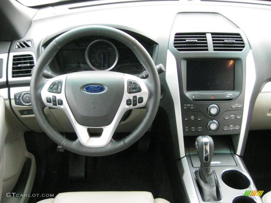 2011 Ford Explorer XLT 4WD Medium Light Stone Dashboard Photo #41663991