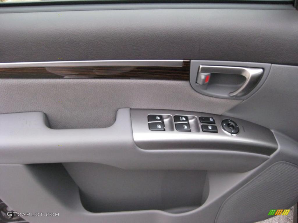 2011 Hyundai Santa Fe SE AWD Gray Door Panel Photo #41665295