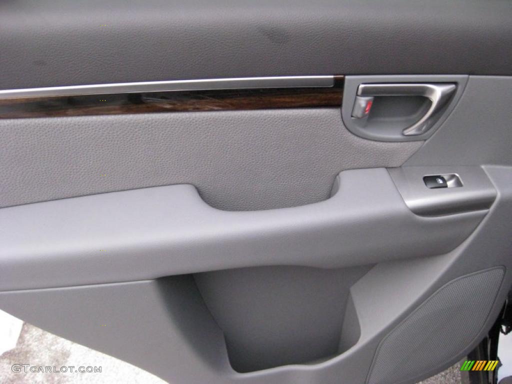 2011 Hyundai Santa Fe SE AWD Gray Door Panel Photo #41665343