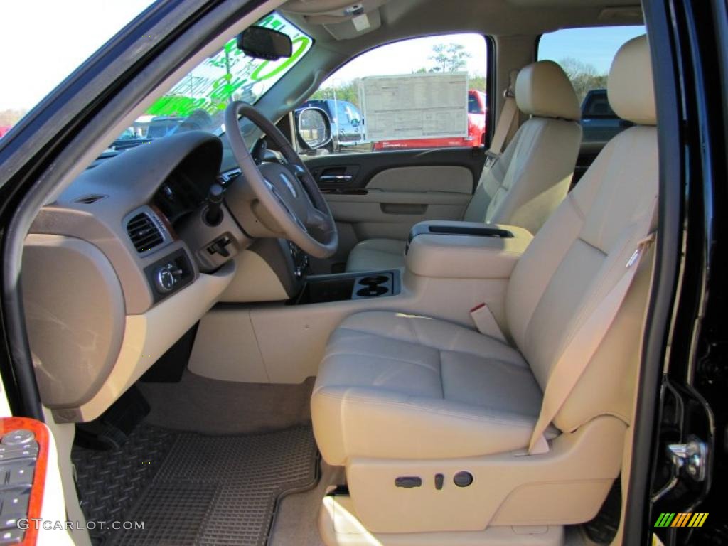 Very Dark Cashmere/Light Cashmere Interior 2011 GMC Sierra 1500 SLT Crew Cab Photo #41667684