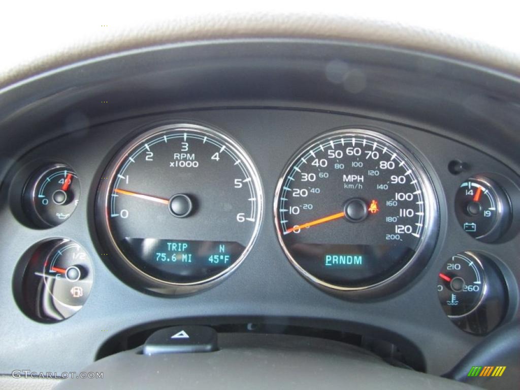2011 GMC Sierra 1500 SLT Crew Cab Gauges Photo #41667792
