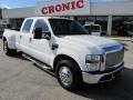 2008 Oxford White Ford F350 Super Duty XL Crew Cab Dually  photo #1