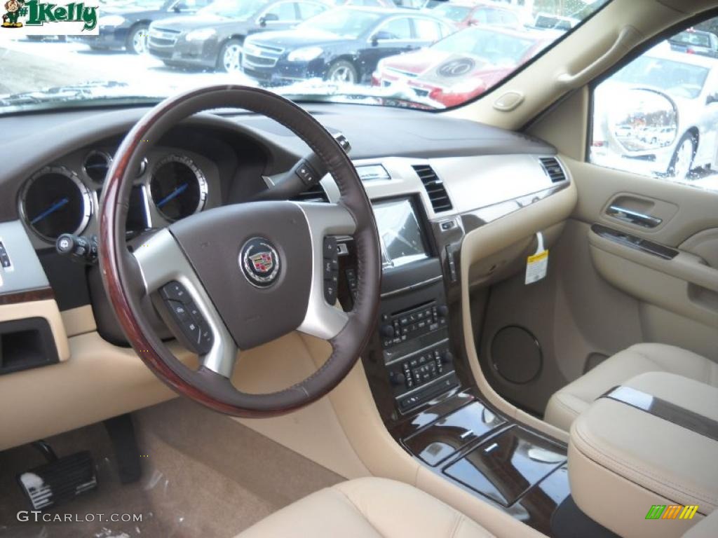 Cashmere/Cocoa Interior 2011 Cadillac Escalade Premium AWD Photo #41670540