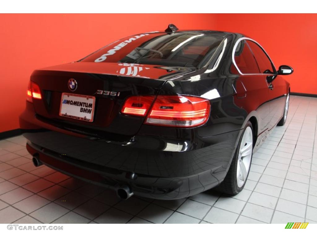 2008 3 Series 335i Coupe - Jet Black / Black photo #3