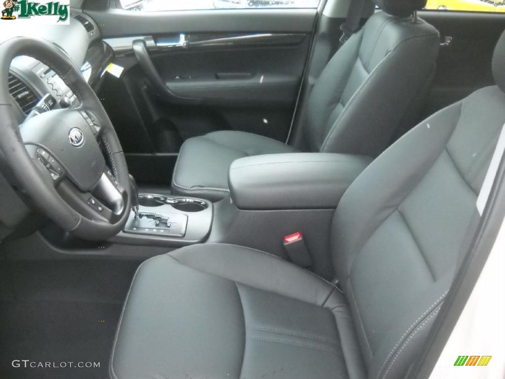 Black Interior 2011 Kia Sorento EX V6 AWD Photo #41672084