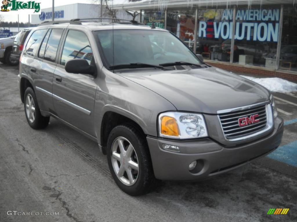 2007 Envoy SLE 4x4 - Steel Gray Metallic / Ebony photo #1