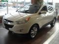 2010 Cotton White Hyundai Tucson Limited  photo #2