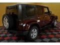 2007 Red Rock Crystal Pearl Jeep Wrangler Unlimited Sahara 4x4  photo #4