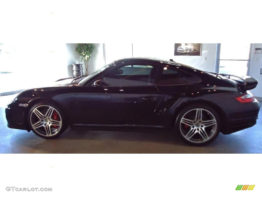 Black 2009 Porsche 911 Turbo Coupe Exterior Photo #41677205