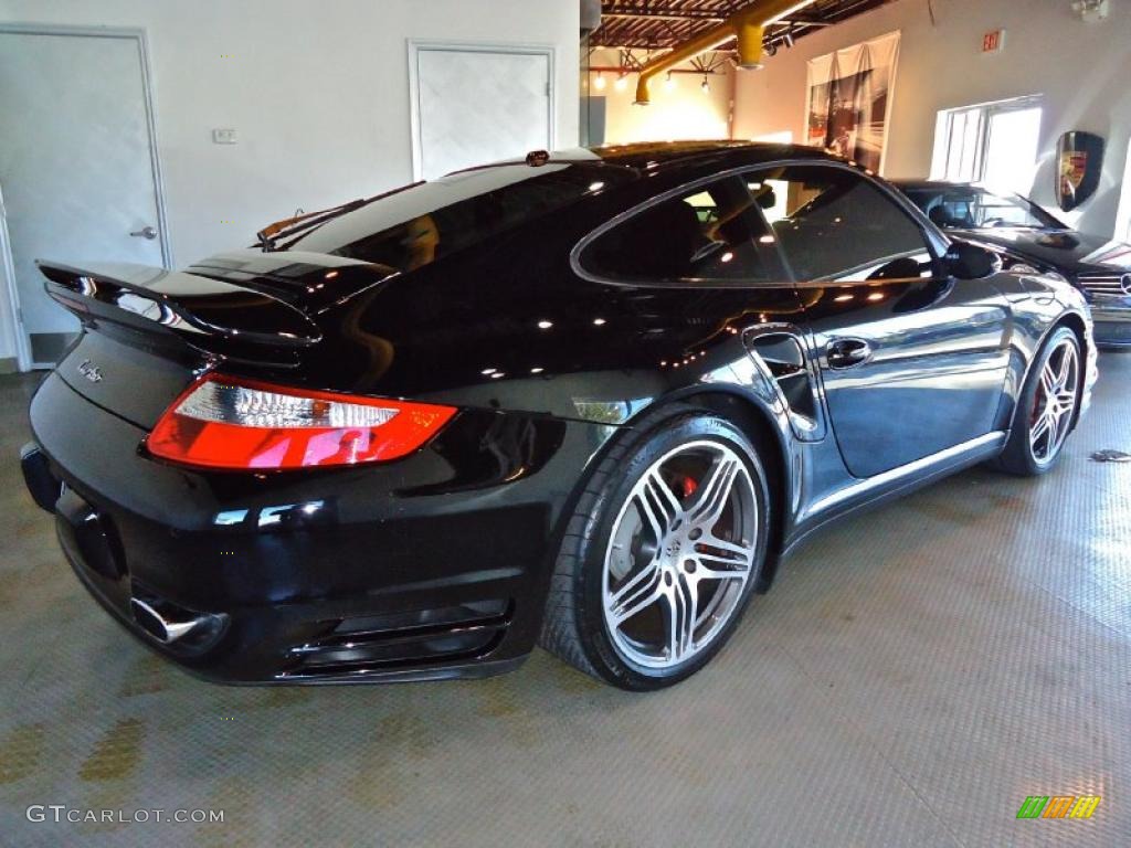 Black 2009 Porsche 911 Turbo Coupe Exterior Photo #41677253