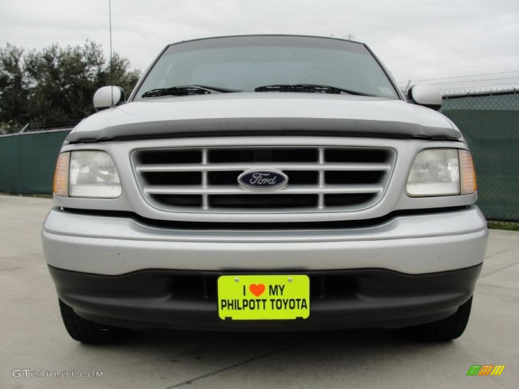 2002 F150 XL Regular Cab - Silver Metallic / Medium Graphite photo #9