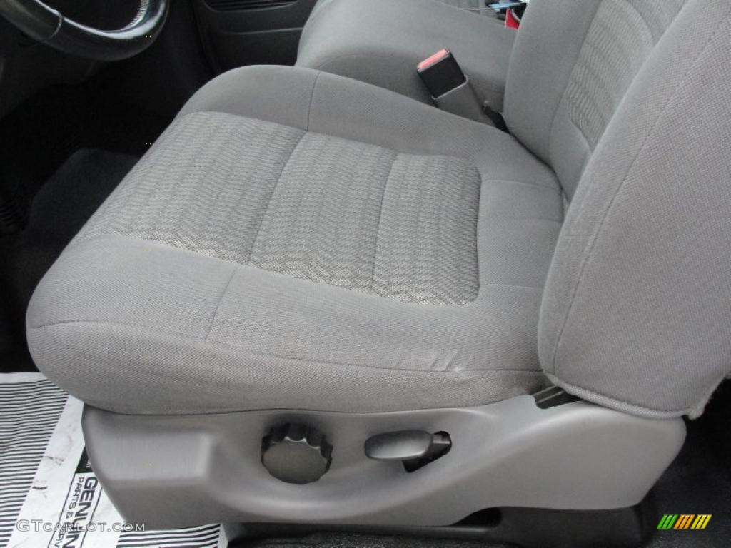 Medium Graphite Interior 2002 Ford F150 XL Regular Cab Photo #41678589