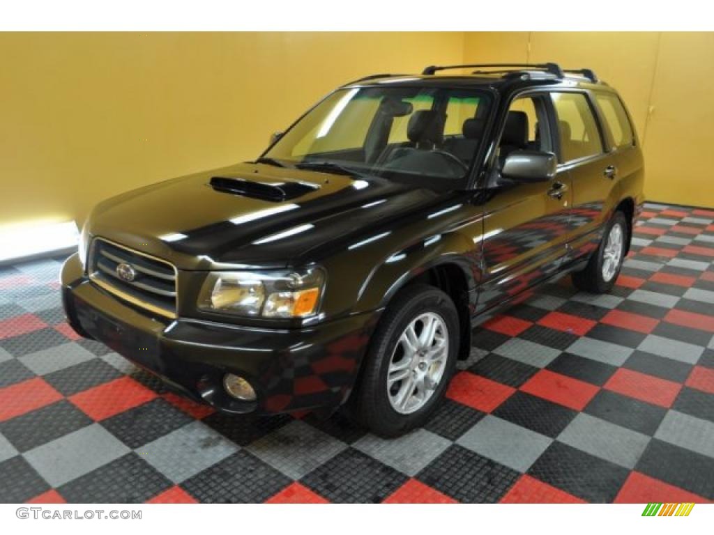 2004 Forester 2.5 XT - Java Black Pearl / Black photo #2