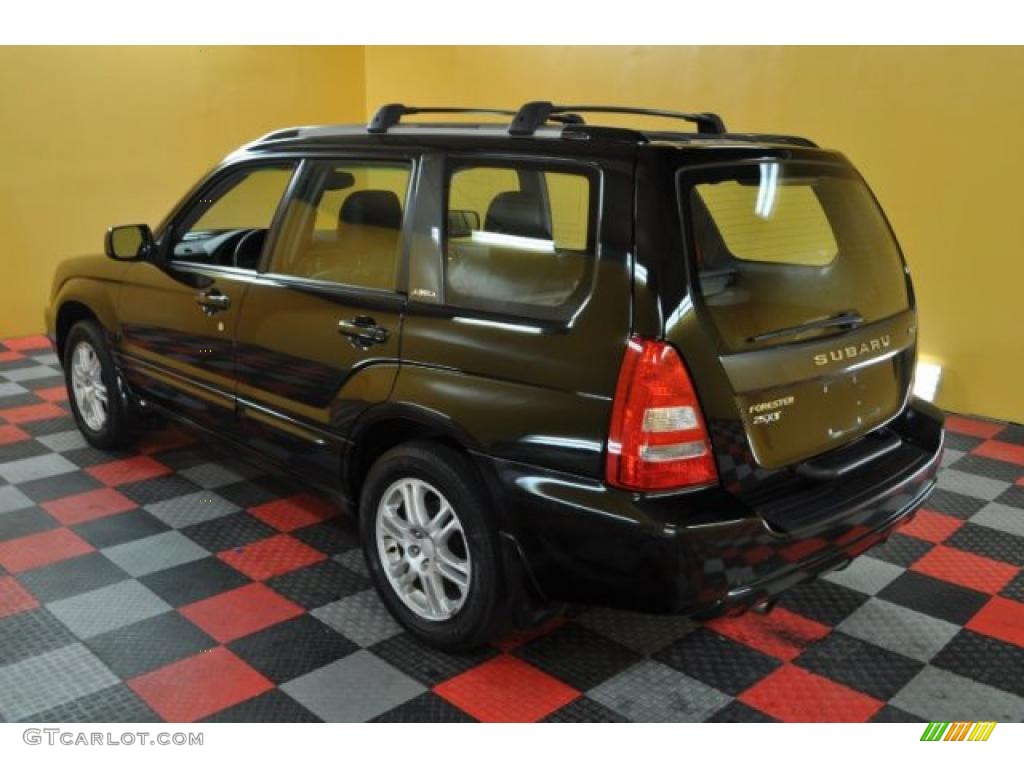 2004 Forester 2.5 XT - Java Black Pearl / Black photo #3