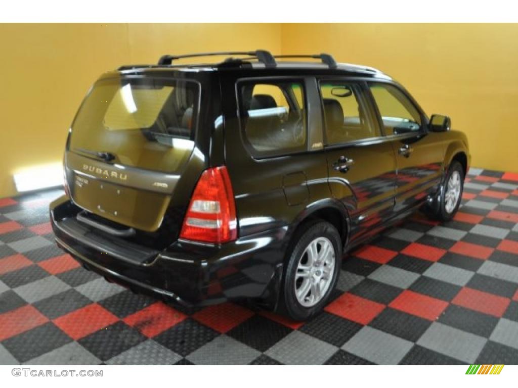 2004 Forester 2.5 XT - Java Black Pearl / Black photo #4
