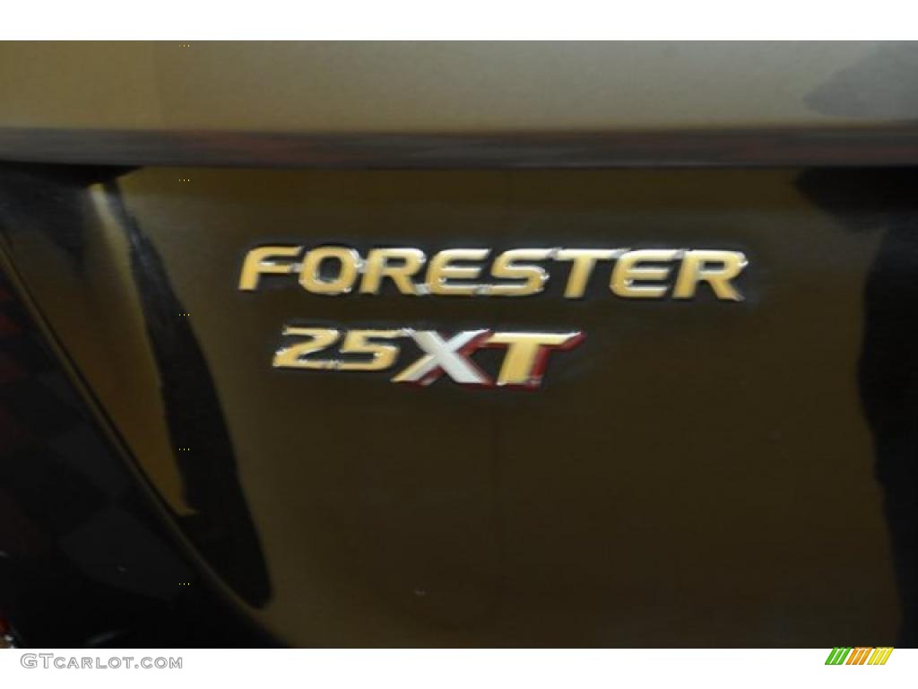 2004 Forester 2.5 XT - Java Black Pearl / Black photo #5