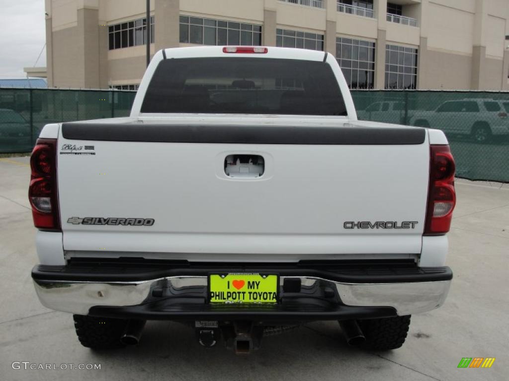 2003 Silverado 2500HD LS Crew Cab - Summit White / Dark Charcoal photo #4