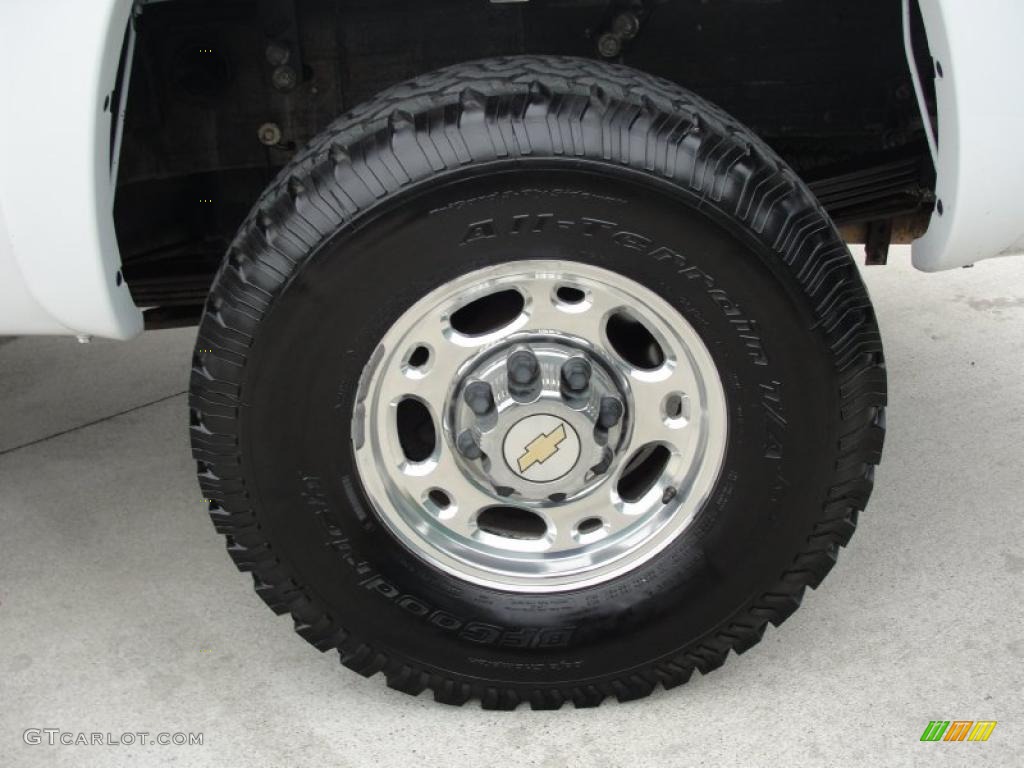 2003 Silverado 2500HD LS Crew Cab - Summit White / Dark Charcoal photo #13