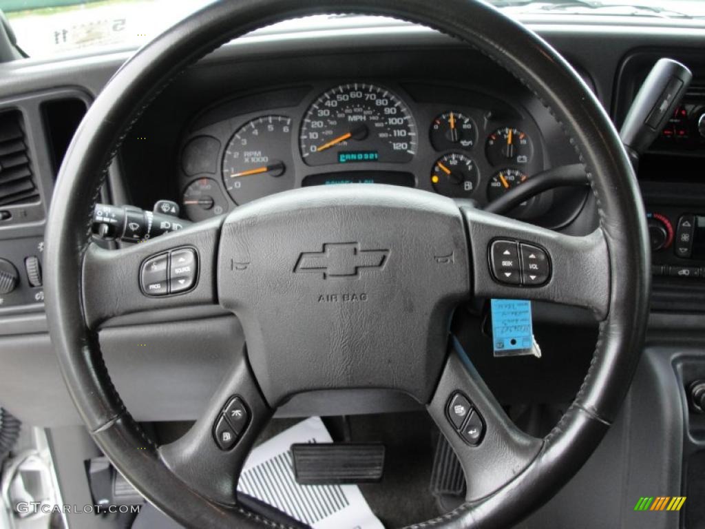 2003 Silverado 2500HD LS Crew Cab - Summit White / Dark Charcoal photo #38