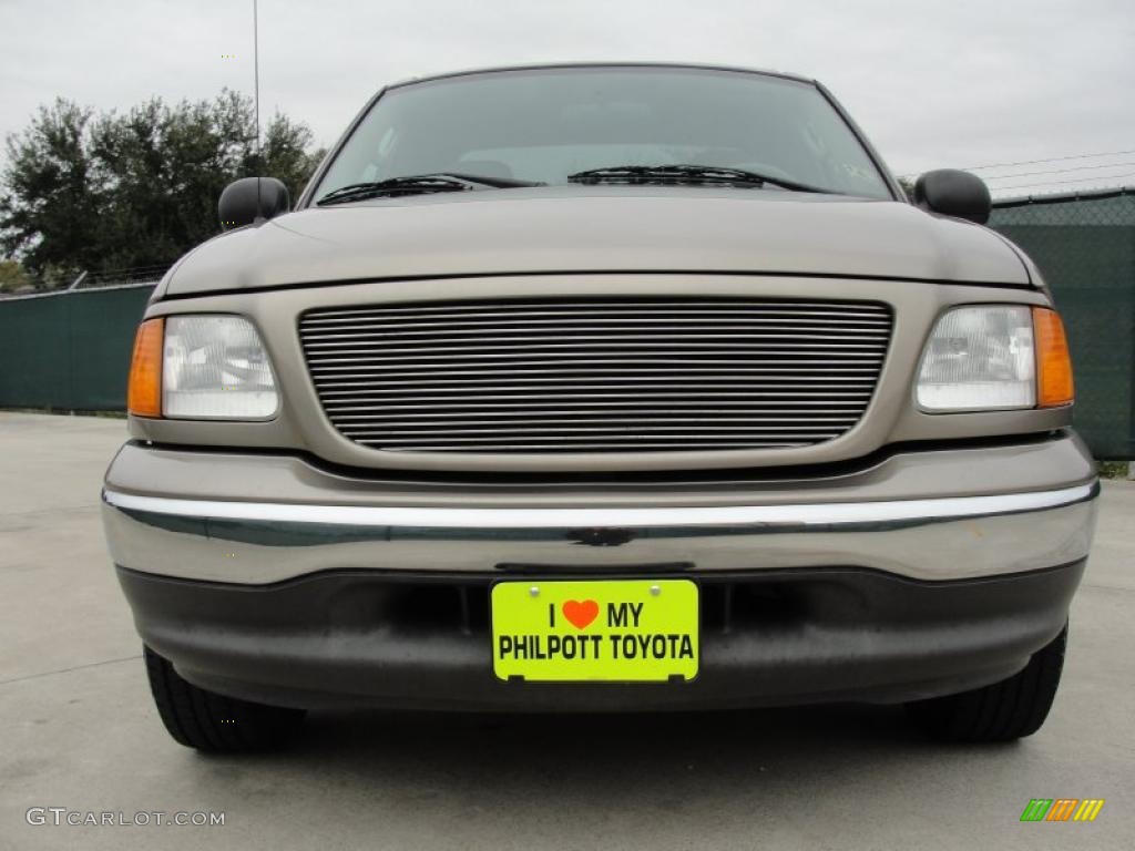 2004 F150 XLT Heritage SuperCab - Arizona Beige Metallic / Heritage Medium Parchment photo #9
