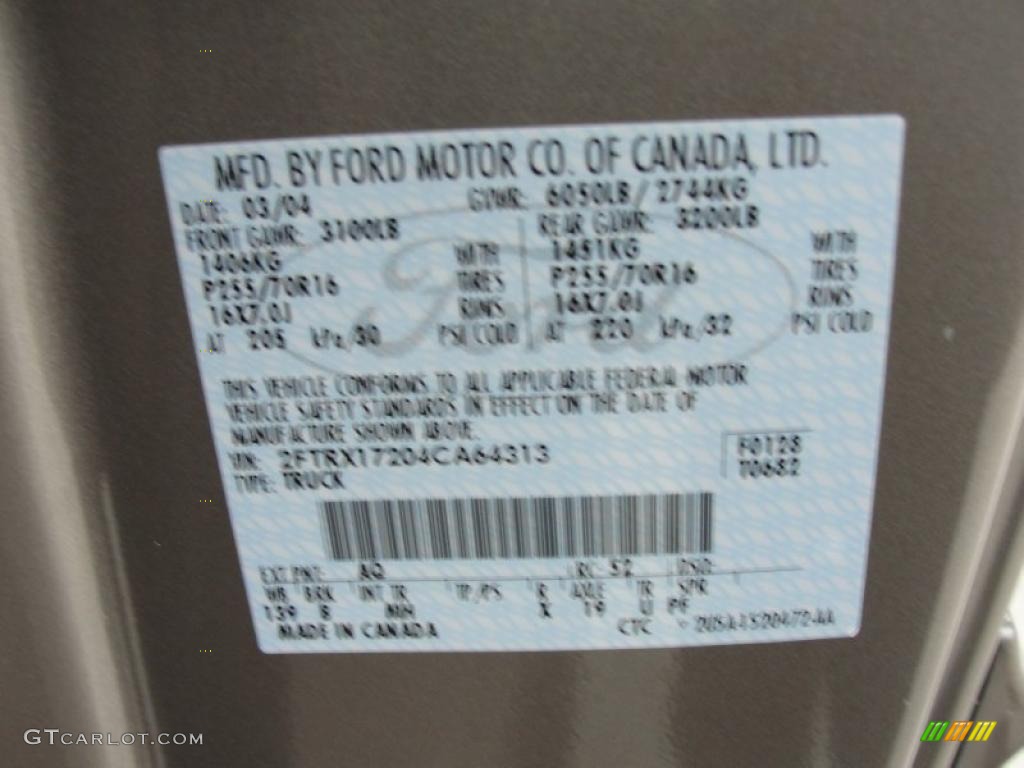 2004 F150 XLT Heritage SuperCab - Arizona Beige Metallic / Heritage Medium Parchment photo #43