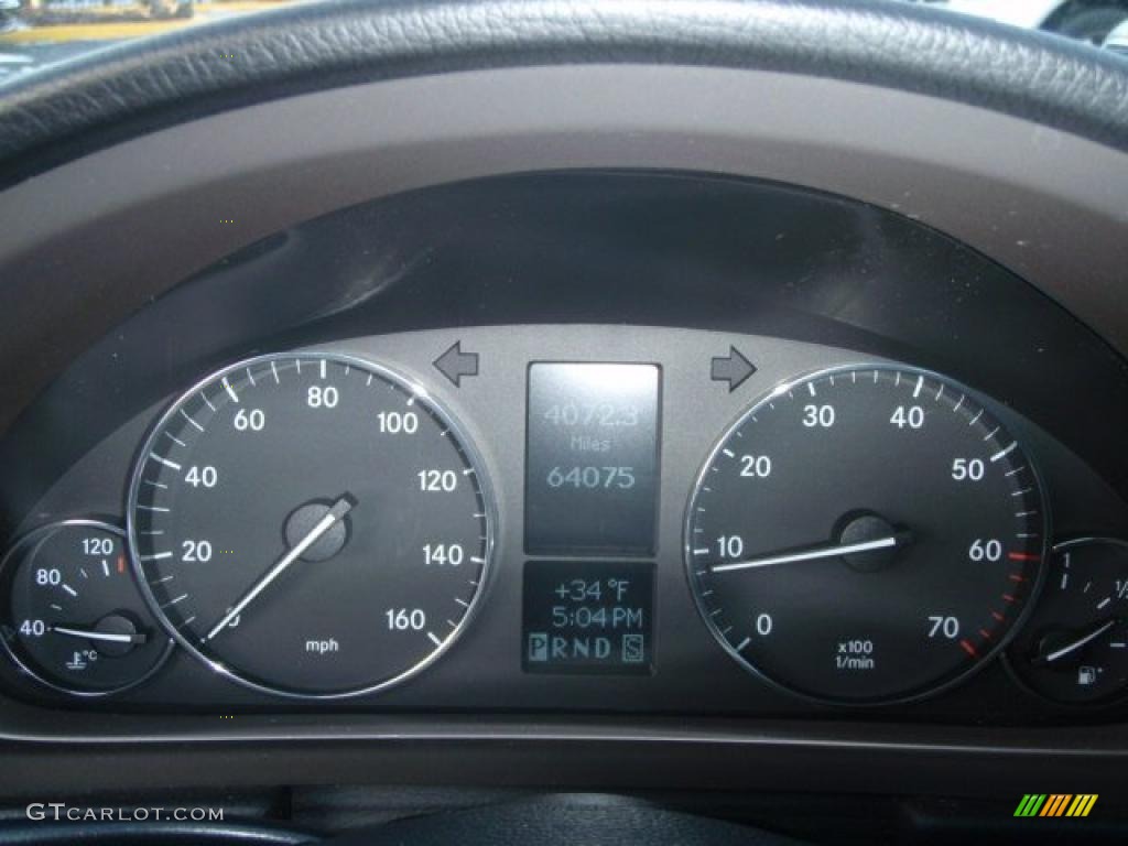 2005 Mercedes-Benz C 230 Kompressor Sedan Gauges Photo #41680333