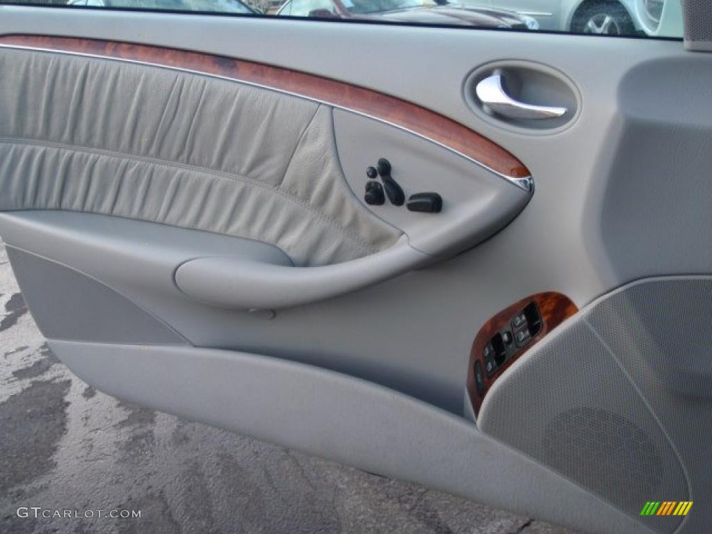 2005 Mercedes-Benz CLK 500 Cabriolet Ash Door Panel Photo #41680829