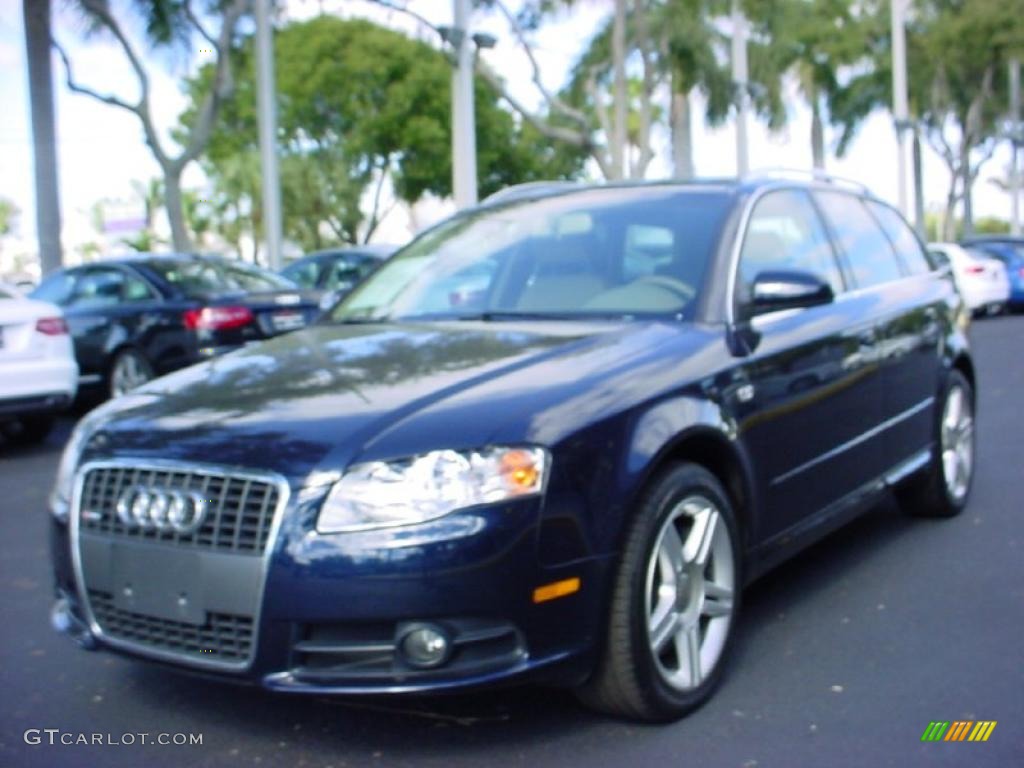 2008 A4 2.0T quattro Avant - Deep Sea Blue Pearl Effect / Beige photo #11