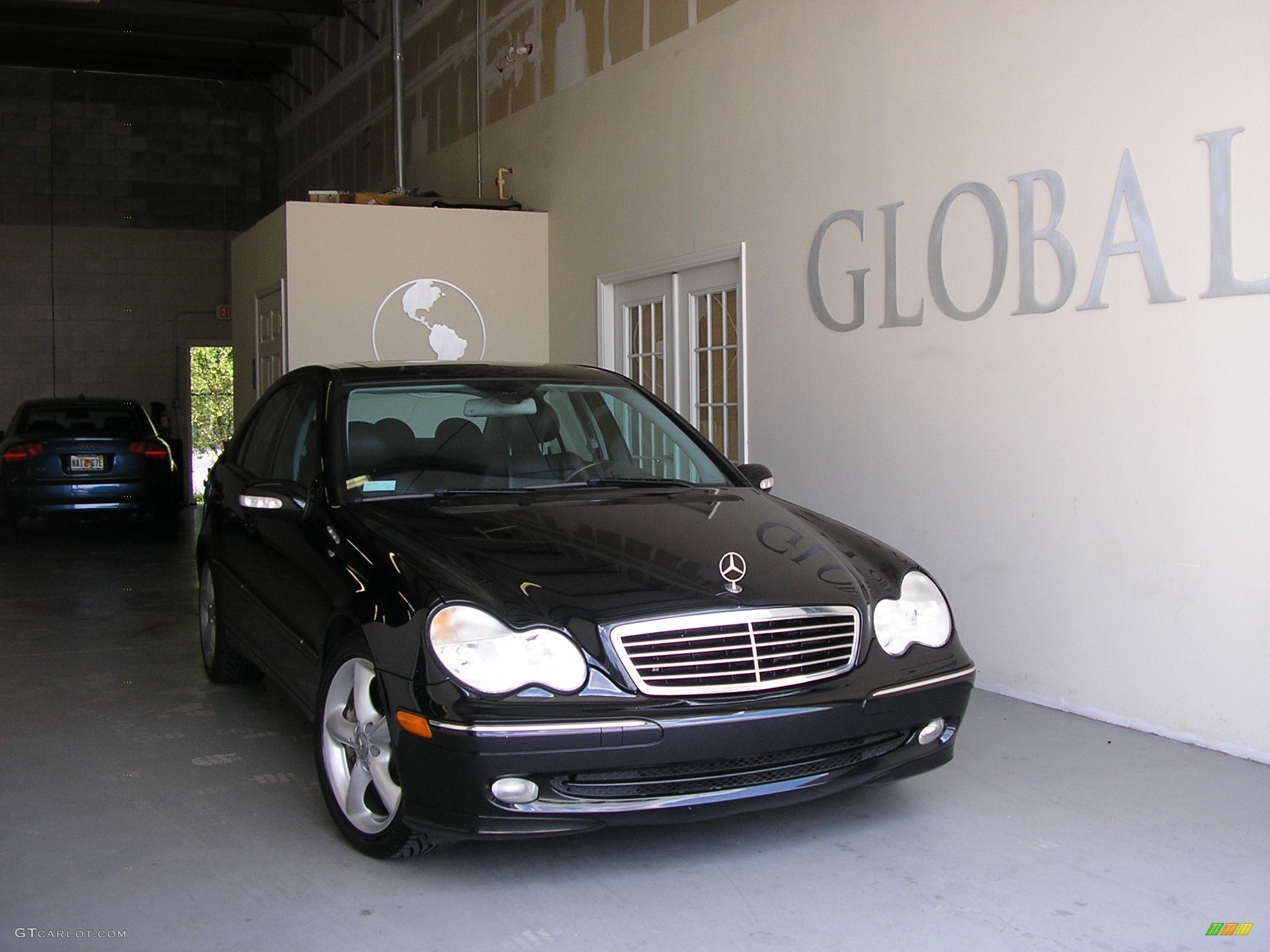 2004 C 230 Kompressor Sedan - Black / Black photo #1