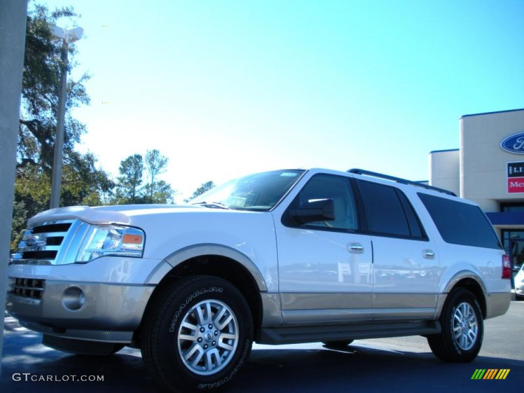 2011 Expedition EL XLT - Oxford White / Stone photo #1