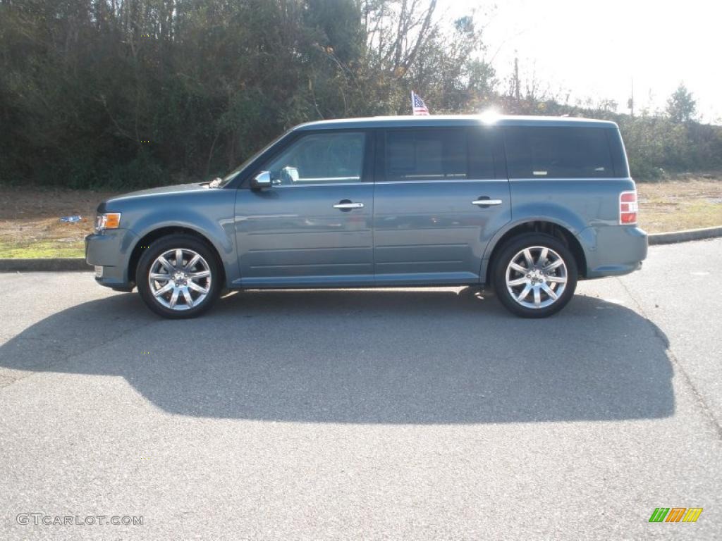 2010 Flex Limited - Steel Blue Metallic / Charcoal Black photo #2