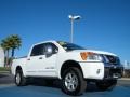 Blizzard White - Titan LE Crew Cab 4x4 Photo No. 7