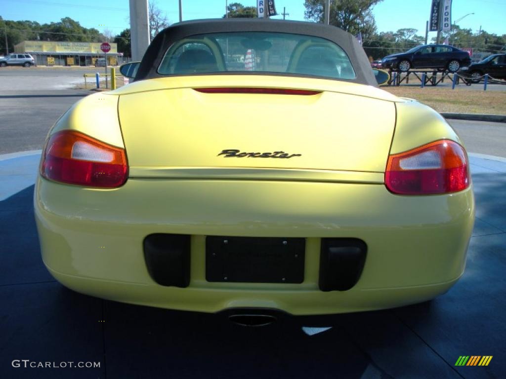 1999 Boxster  - Pastel Yellow / Black photo #3