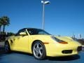 Pastel Yellow 1999 Porsche Boxster Standard Boxster Model Exterior