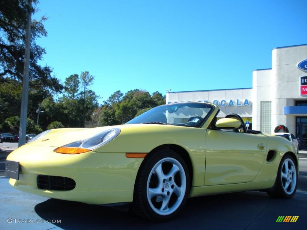 1999 Boxster  - Pastel Yellow / Black photo #8