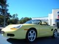 1999 Pastel Yellow Porsche Boxster   photo #8