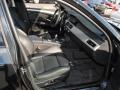 Black 2008 BMW M5 Sedan Interior Color